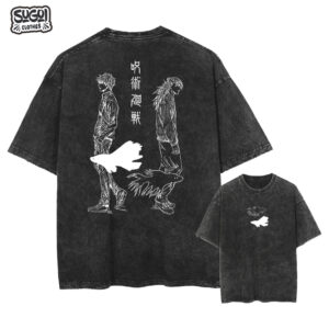 Polo Acid Oversize Satoru & Geto Ying/Yang de Jujutsu Kaisen