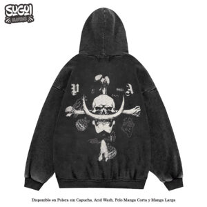 aCapucha Oversize Acid Barba Blanca Symbol de One Piece