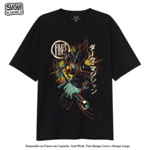 Polo (Classic or Oversize) Black & Dark Magic de Yu-Gi-Oh!