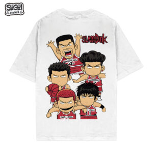 Polo (Classic or Oversize) Chibi Team de Slam Dunk