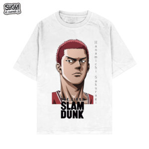 Polo (Classic or Oversize) Hanamichi Face de Slam Dunk