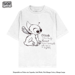 Polo (Classic or Oversize) Ohana Vintage de Lilo & Stich