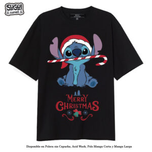 aPolo (Classic or Oversize) Merry Christmas de Lilo & Stich