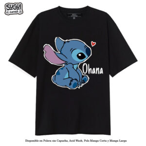 Polo (Classic or Oversize) Ohana 1 de Lilo & Stich